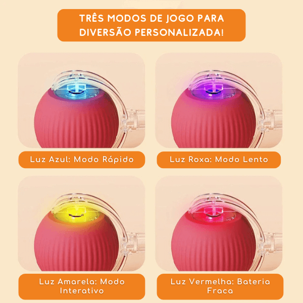 Bola Interativa para Pets - Ganhe 5% de desconto com o cupom PET5OFF