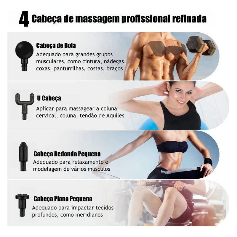 Mini Comfort Massager - Alívio Muscular em Qualquer Lugar!