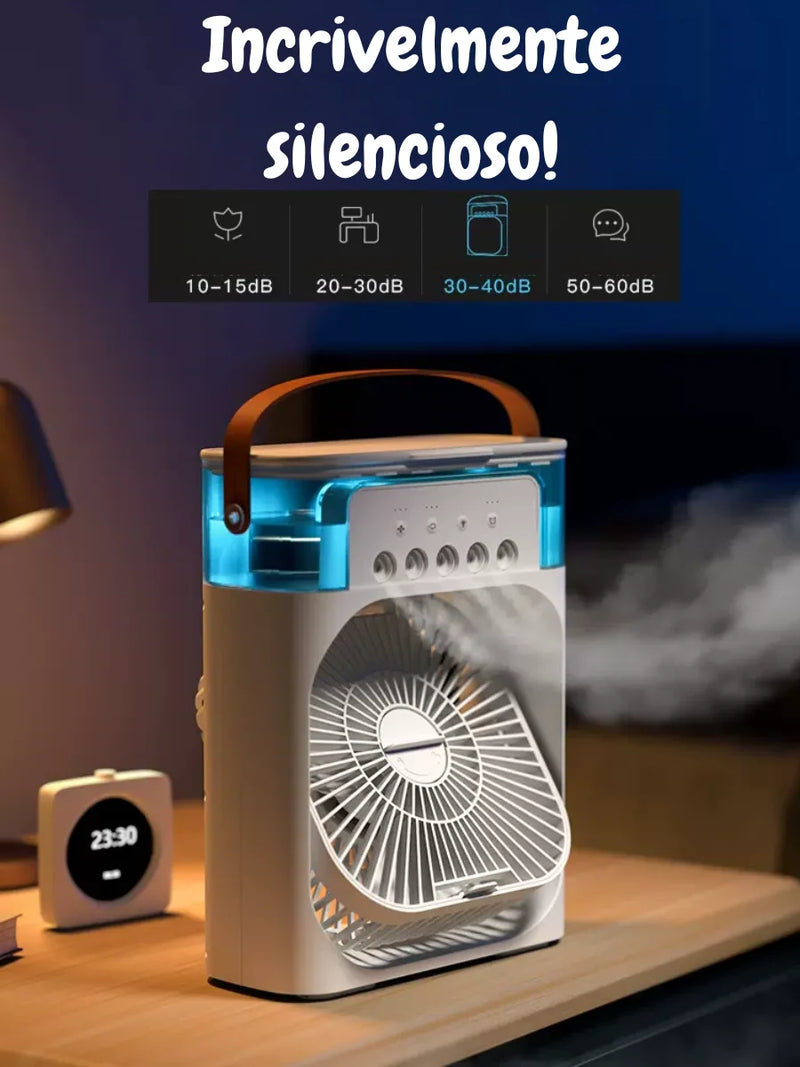 Ventilador Ultrassónico 3 em 1