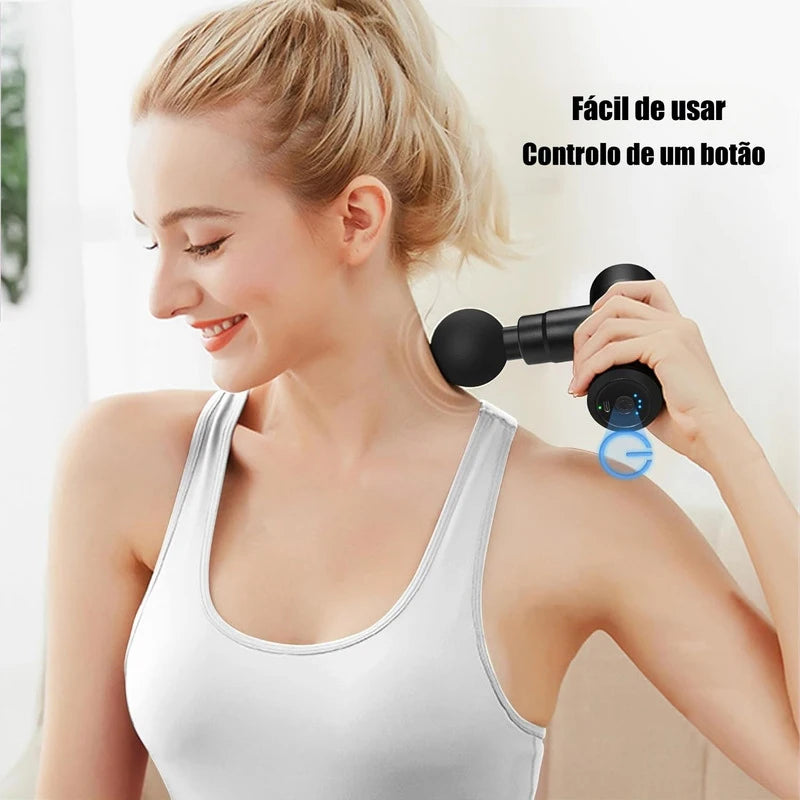 Mini Comfort Massager - Alívio Muscular em Qualquer Lugar!