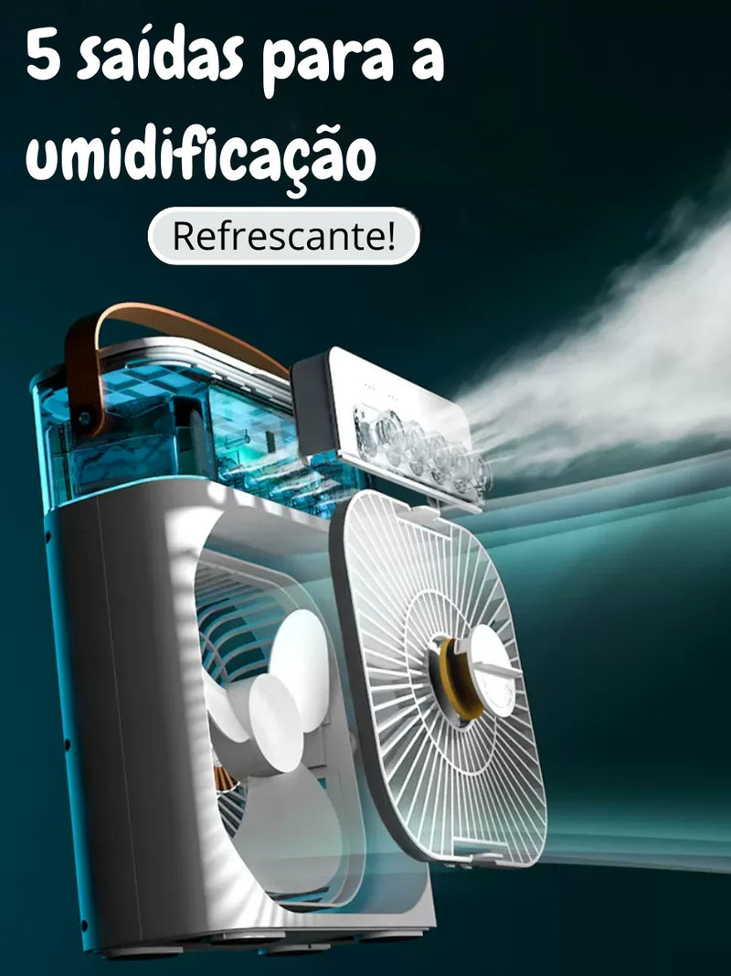 Ventilador Ultrassónico 3 em 1