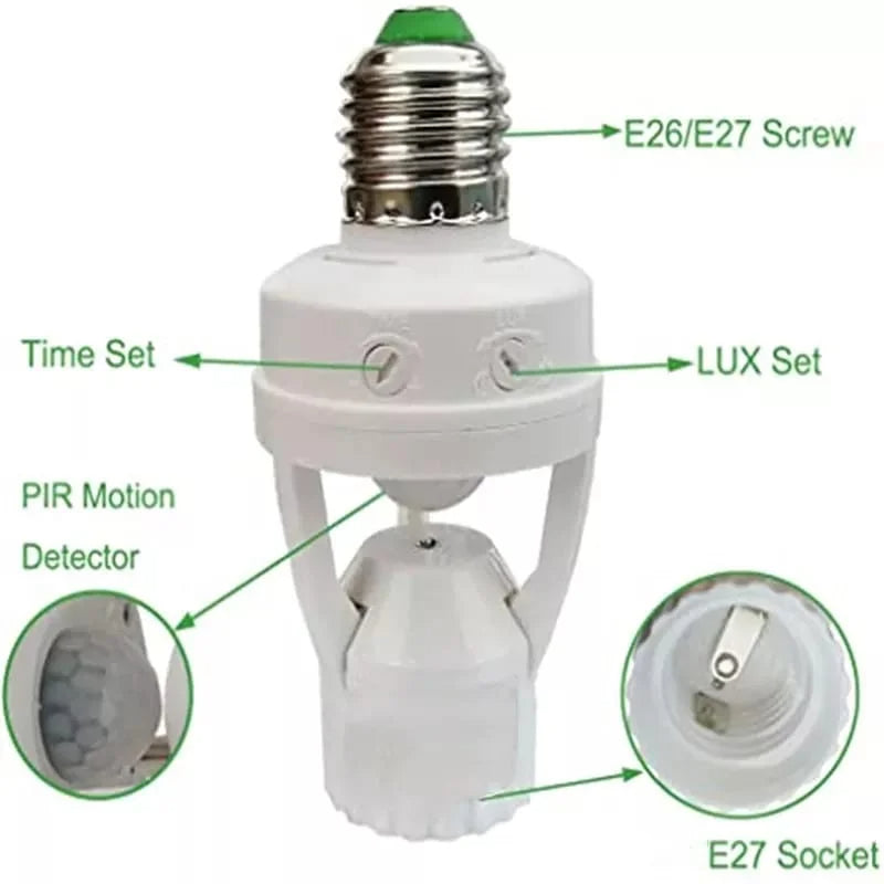 Soquete com Sensor de Presença - Economia e Praticidade Inteligente!